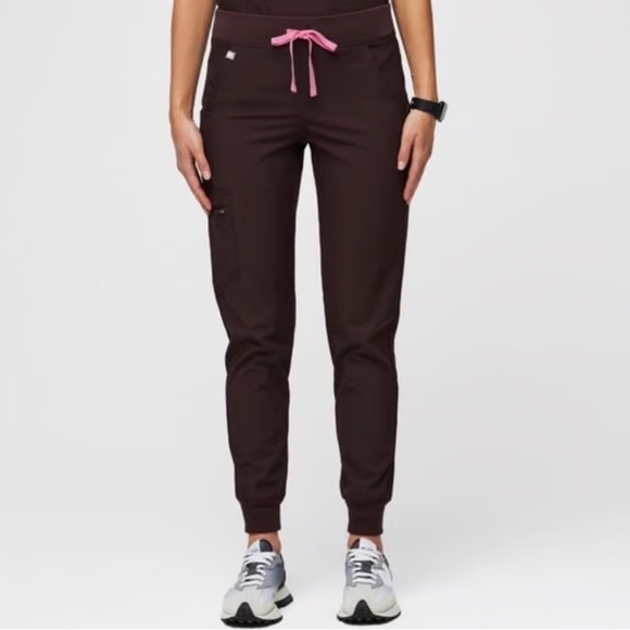 Dark Fig Brown Zamora Freex Joggers Zip Cargo Medium Set Catarina Top MINT - Picture 11 of 11